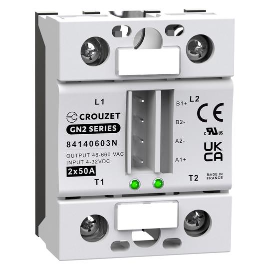 Crouzet Halbleiterrelais 84140603N SSR GN2 Last-Strom (max.): 50 A Schaltspannung (max.): 660 V/AC Spezielle (84140603N)