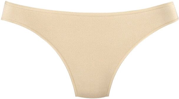 String LASCANA "String Lasercut", Damen, Gr. 40/42, beige (powder), Mikrofaser, Obermaterial: 75% Polyamid, 25% Elasthan (LYCRA), unifarben, Unterhosen String powder 40/42