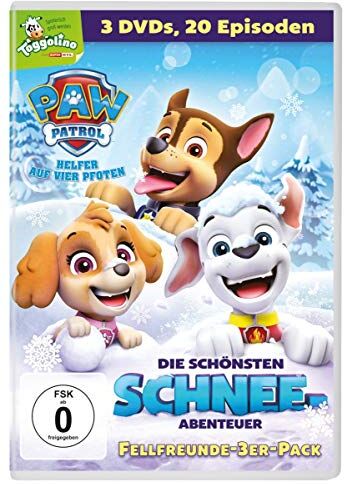 Paw Patrol - Die schönsten Schnee-Abenteuer [3 DVDs] - Preis vom 08.10.2026 07:26:42 h