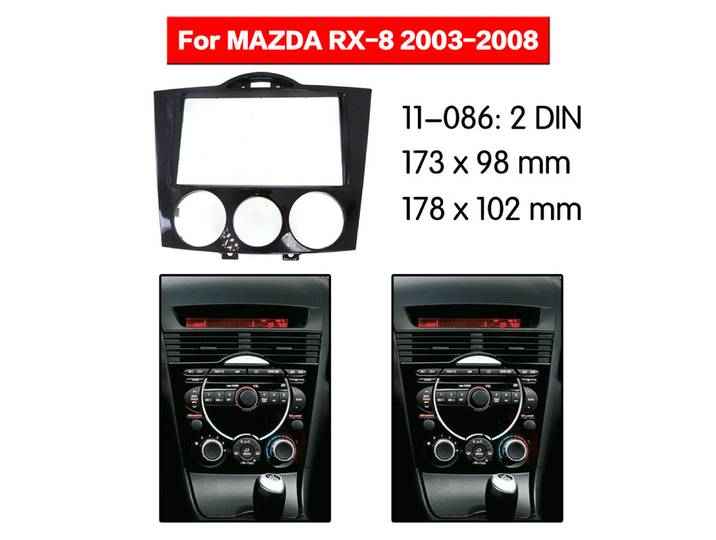 Kit de montage sur tableau de bord pour Nissan Teana, radio stéréo, surround, fascia, panneau Facia, adaptateur, couvercle, accessoires, 2DIN, 2008-2012, 11-086