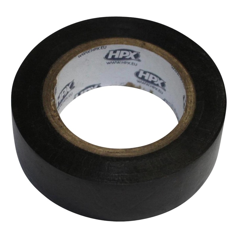HPX Ruban adhésif isolant noir 15mm x 10m