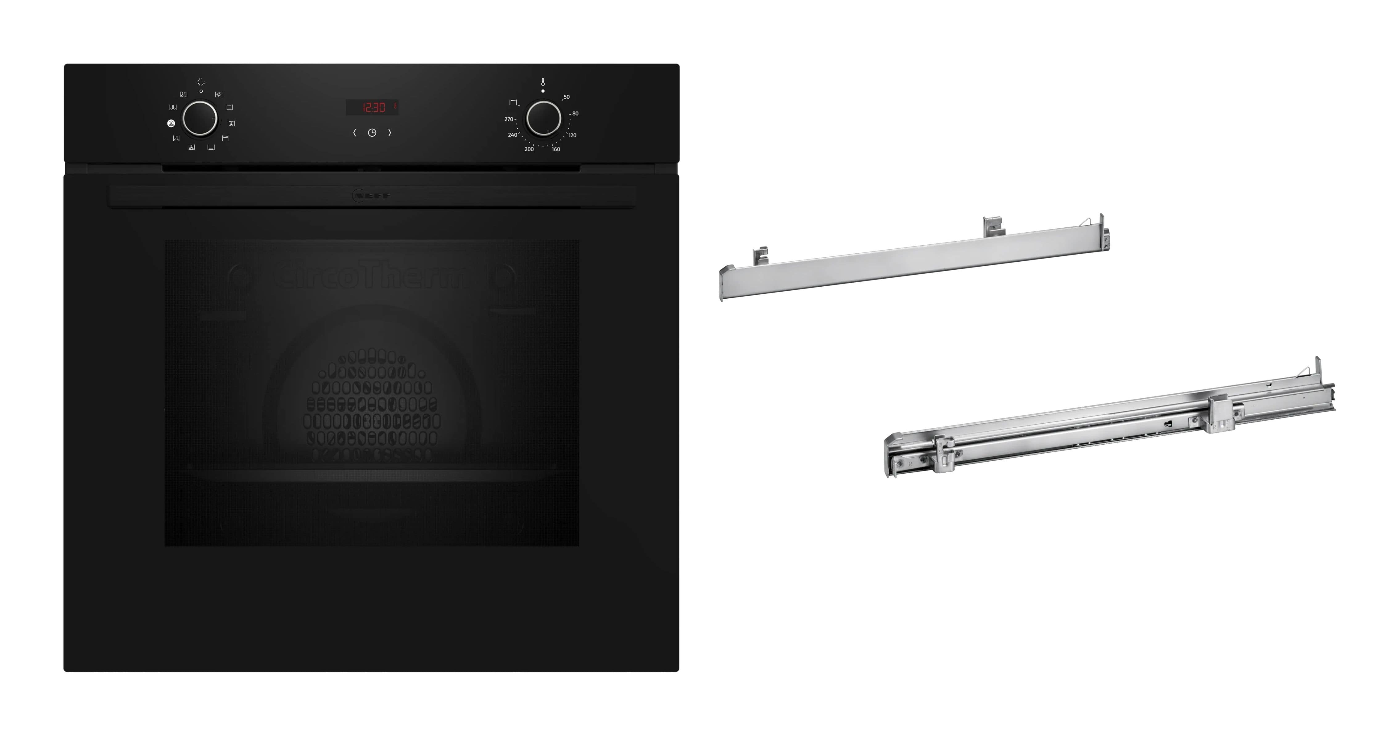 Neff BMK120KBS (B1CVD0AK3 + Z11TI15X0) Einbaubackofen groß Dampfgaren AutoClean