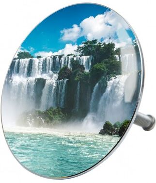 WCShop24 Badewannenstöpsel Wasserfall