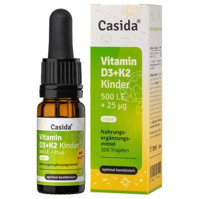 Vitamin D3 K2 Tropfen Kinder vegan 10 ml