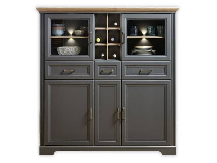 Innostyle Jasmin Highboard mit LED-Beleuchtung