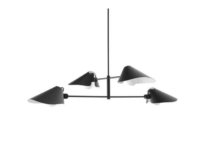 Bonnet SC92 Kronleuchter Schwarz - &Tradition - Esszimmer - Modern - Aluminium - Mehrflammig