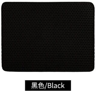 Uplift Picks Double Layer Waterproof Cat Litter Trapping Mat black 55x75 Cm