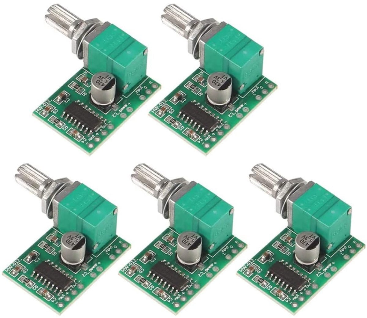 Mini DC 3W Audioversterker Module - Dual-channel PAM8403 Stereo Versterker voor DIY Draagbare Speakers en Hoofdtelefoons