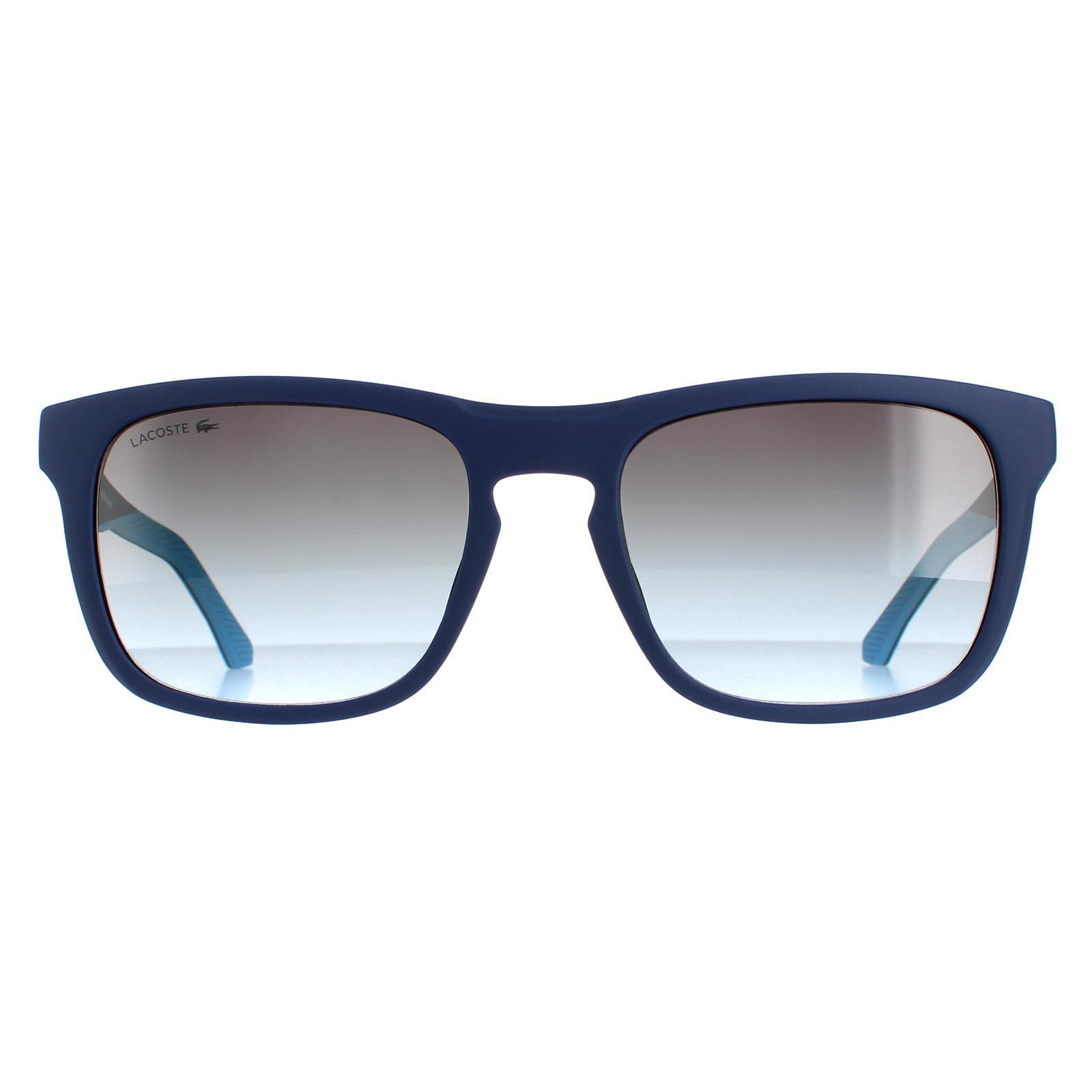 Lacoste zonnebril L956S 401 Mat Blue Gray Dracient