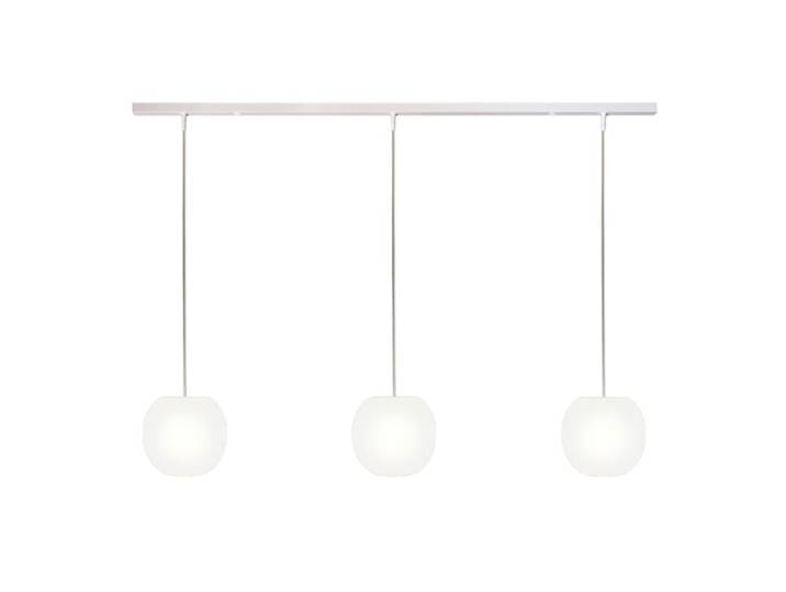Casablanca Pendelleuchte Acai Linear, aus Opalglas, Esstischlamp
