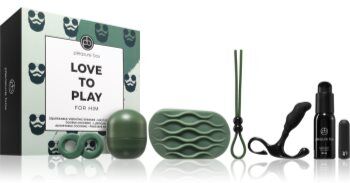 Dream Toys Pleasure Box Love To Play conjunto de acessórios eróticos para homens . Pleasure Box Love To Play