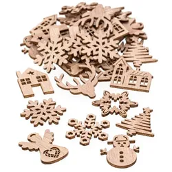 Streuteile "Winterzeit", 3–4 cm, 36 Stück