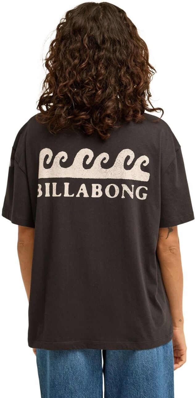 T-Shirt BILLABONG "Surfing In Town", Damen, Gr. L, schwarz, Obermaterial: 70% Baumwolle, 30% Baumwolle., Shirts T-Shirt