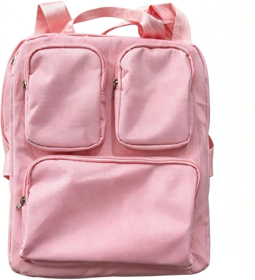 INF Magnetische, abnehmbare Koffertasche – erweiterbarer Oxford-Organizer mit Anti-Wackel-Gurt und Trolley-Griff-Befestigung Rosa