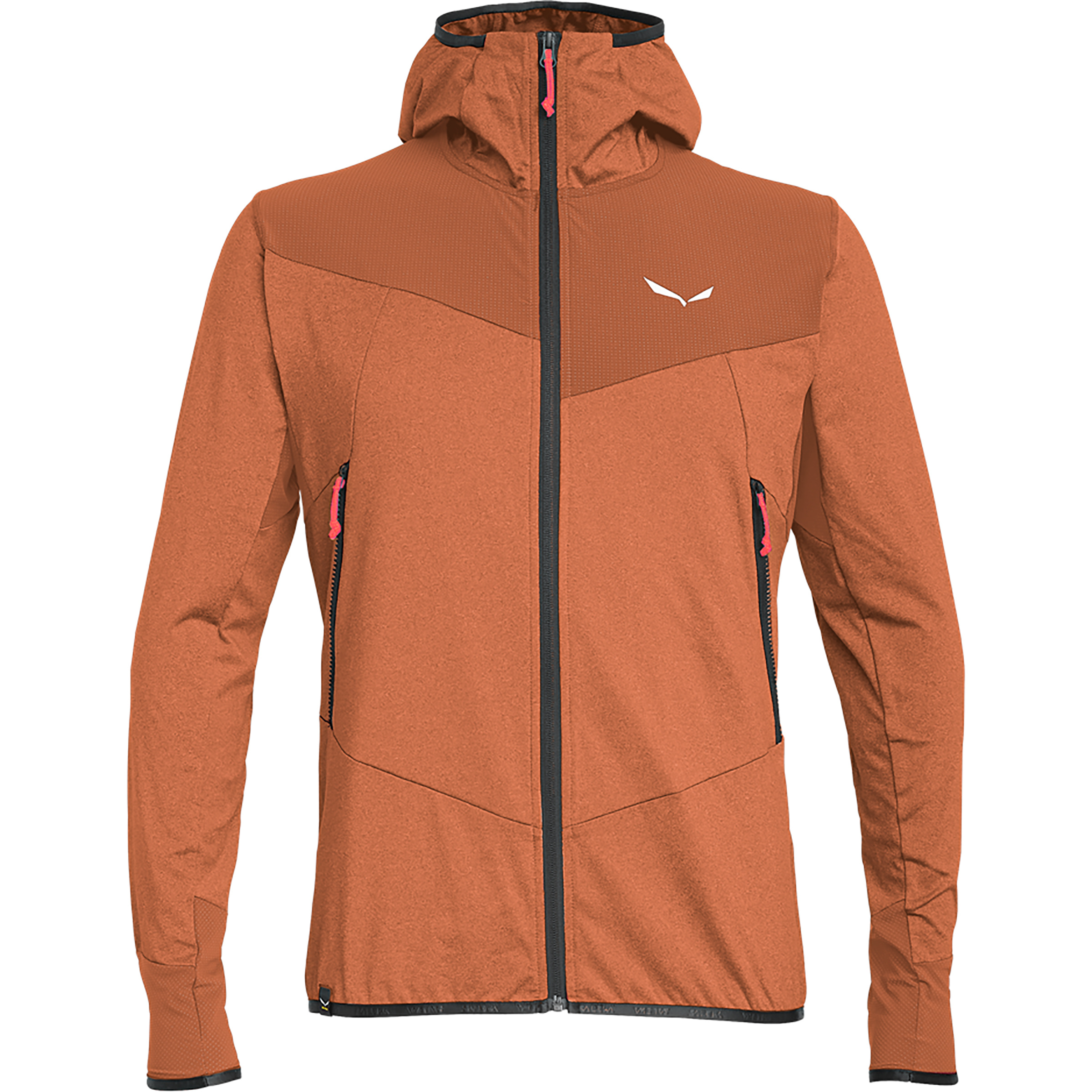 Salewa Agner Hybrid Herren Fleecejacke orange Größe M Trekking Widerstandsfähig