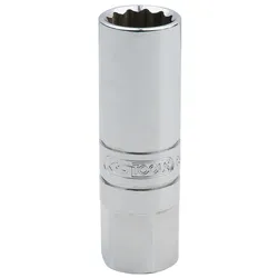 KS Tools 3/8" CHROMEplus® Spezial-Zündkerzen-Stecknuss, dünnwandig - 918.3990