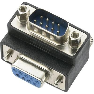 Renkforce Seriell Adapter [1x D-SUB-Stecker 9pol. - 1x D-SUB-Buchse 9pol.] Schwarz