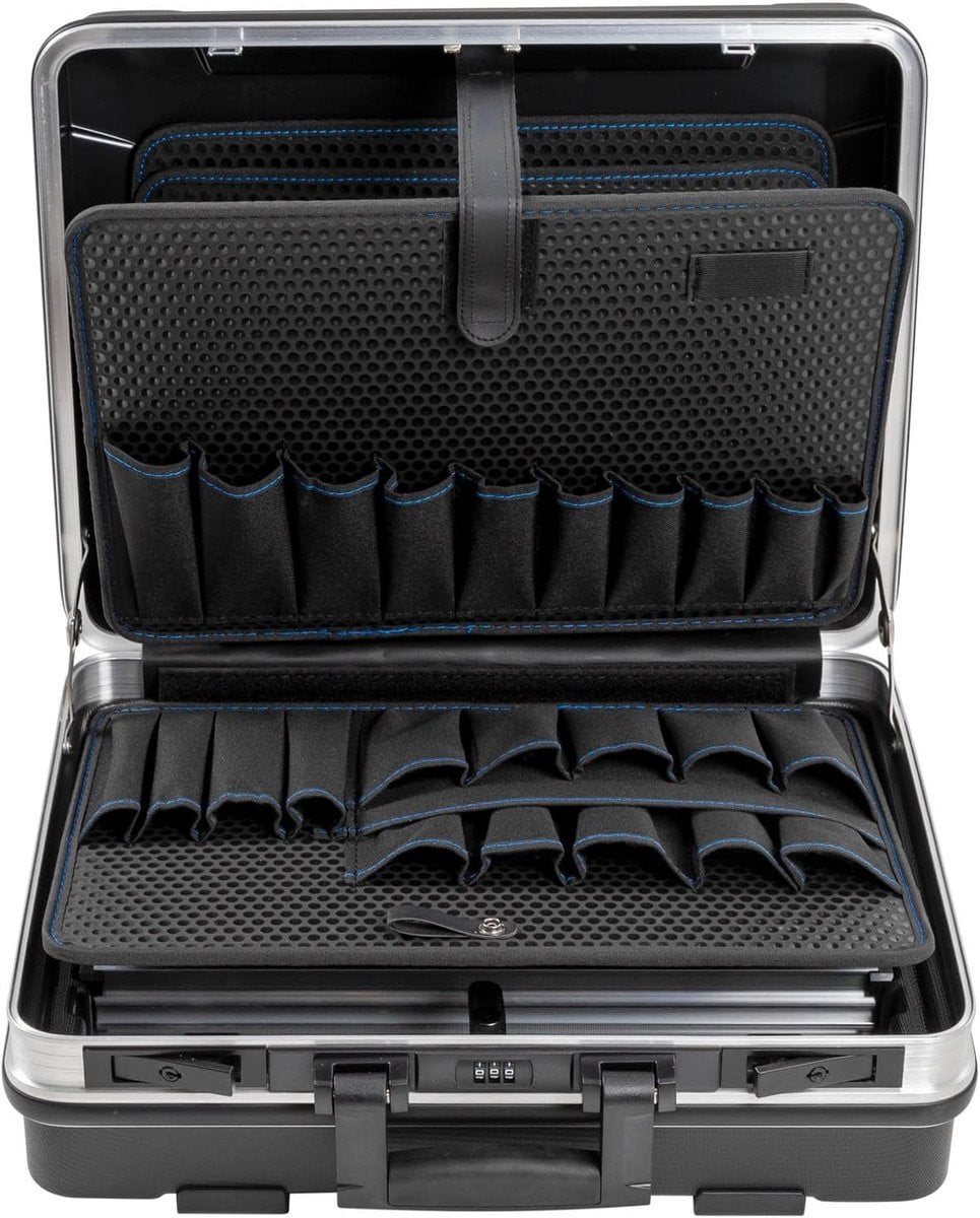 Robuuste Gereedschapskoffer ABS met Aluminium Frame en Slotsluiting - Professioneel Model