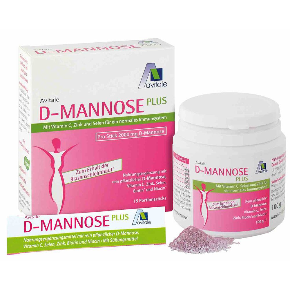 D-Mannose Sparset 15xSticks+100 g Pulver 1 St Set