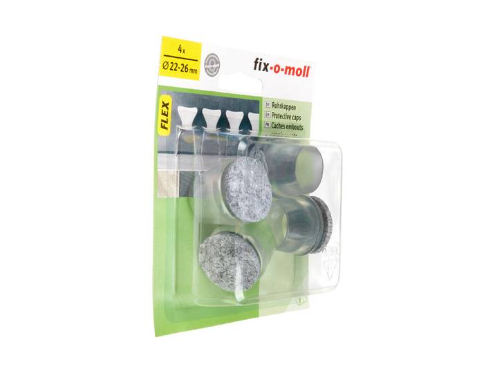 fix-o-moll Rohrkappen Flex mit Filz