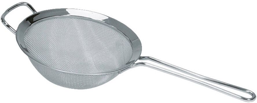 Nudelsieb GEFU "PASSO", silber, B:19cm H:7,4cm L:40,3cm Ø:19cm, Edelstahl, Küchensiebe, vielseitig, Ø 19 cm