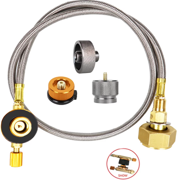 Smart Shopping Spot Universal Camping Stove Adapter Portable Gas Cartridge Converter Connector Universal Camping Stove Adapter Portable Gas Cartridge Converter Connector