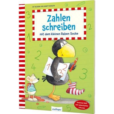 Der kleine Rabe Socke: Zahlen schreiben mit dem kleinen Raben Socke, Taschenbuch von , Esslinger in der Thienemann-Esslinger Verlag GmbH,