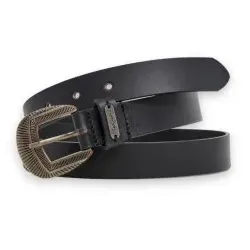 Pepe Jeans für Damen. PL0200003 Sophie Gürtel schwarz (L), Lässig, Leder