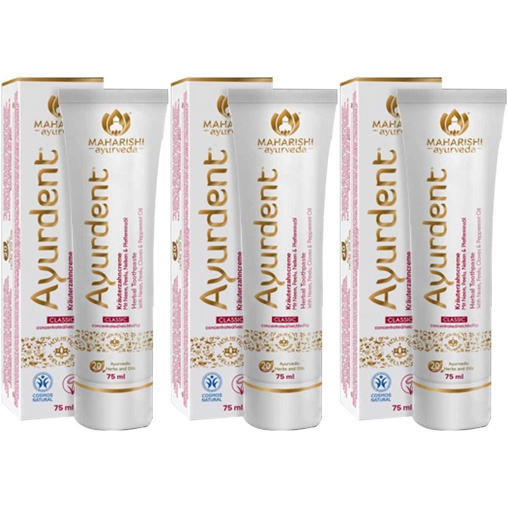 Ayurdent Zahncreme Classic x3 3x75 ml