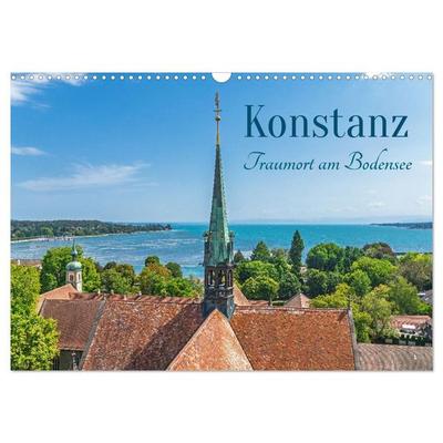 Konstanz - Traumort am Bodensee (Wandkalender 2027 DIN A3 quer), CALVENDO Monatskalender