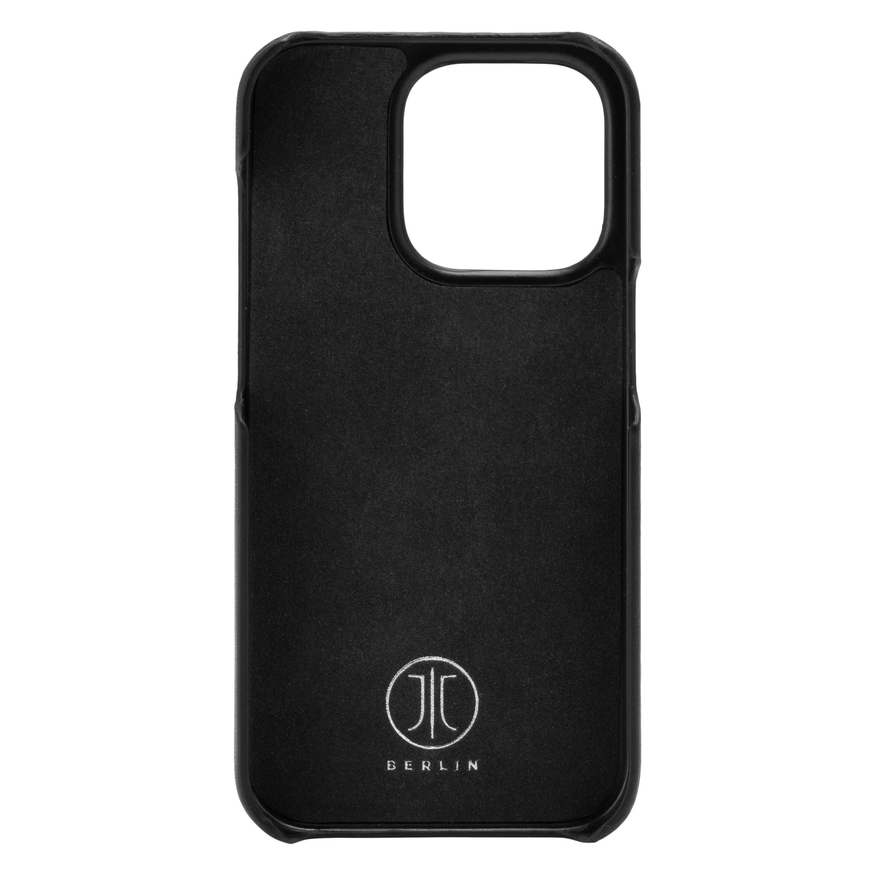 JT Berlin iPhone 15 Pro Max - BackCase Kreuzberg schwarz (Apple iPhone 15 Pro Max) (11011)