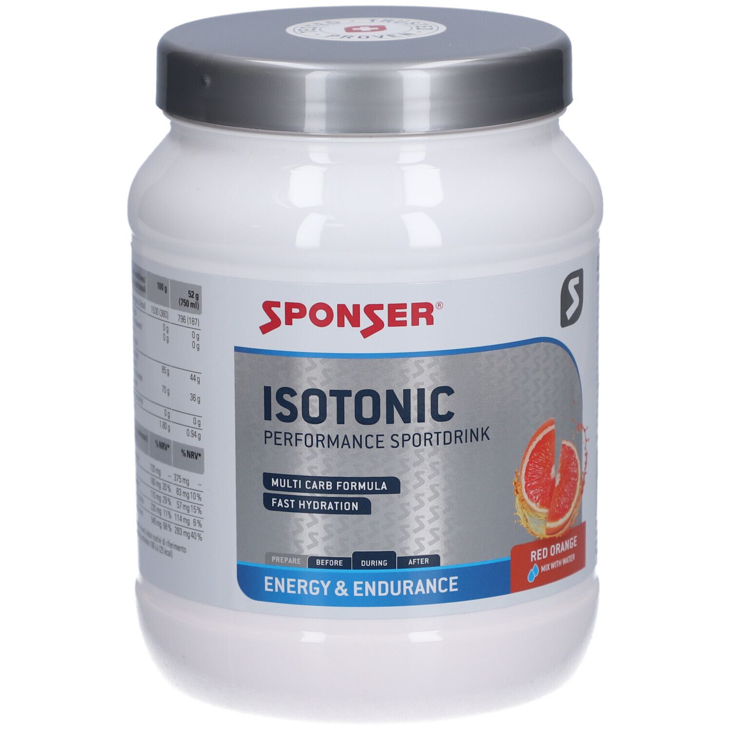 Sponser Isotonic Red Orange 1000 g Pulver