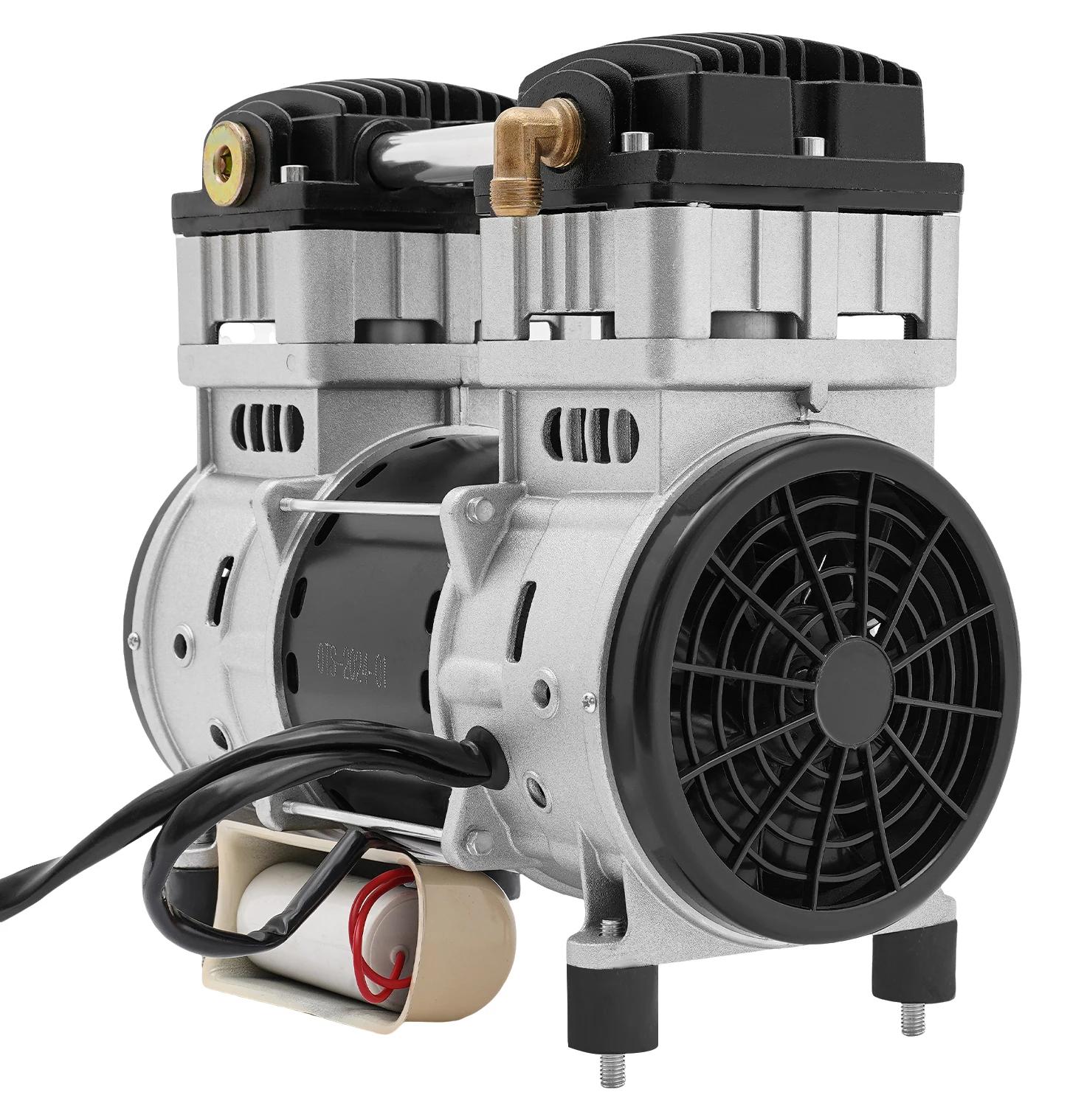 Luftkompressor-Pumpenkopf - OLF-1500-4 - 1500 W - 220 V - 140 l/min - 0,7 MPa - 35 µF Kondensator - Silber