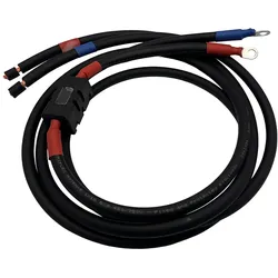 1,5m 10mm2 Batteriekabel mit MIDI-Sicherungshalter Schraubklemmenanschluss auf M8