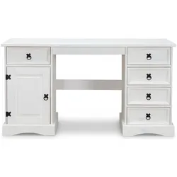 Ebuy24, Schreibtisch, Schreibtisch New Mexico (141 x 47 x 76 cm)