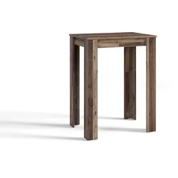 byLIVING Bartisch NELE, Breite 80 cm, Old Wood (Altholz-Optik), Industrial