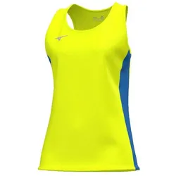 Mizuno, Damen, Sportshirt, Damen-Top (S), Gelb