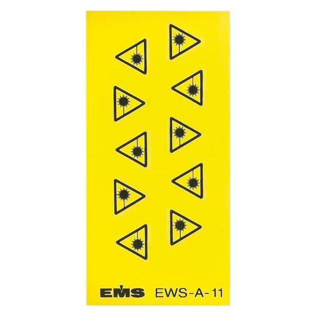 EFB Elektronik GmbH Warnung vor Laserstrahlung,Kennzeichnungsetikett, VPE 10, Warnung vor Laserstrahlung zur Ken... (80362.2-10)