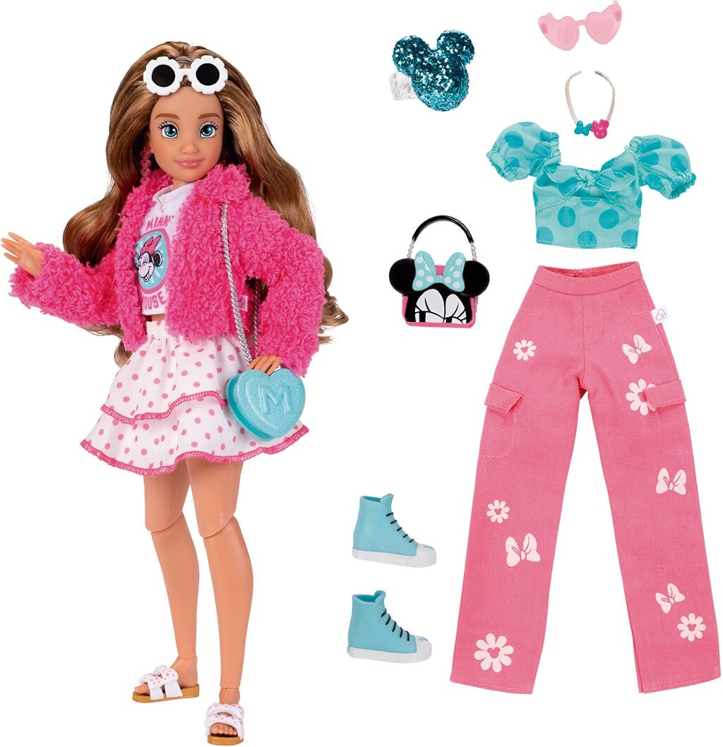 Jakks Pacific Muñeca Fashion Inspirada en Minnie Disney .