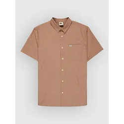 Quiksilver Drumfins Hemd tobacco brown Gr. S