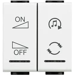 Legrand N4911AIN Wippe Laut/Leise 1-Modulig Weiss