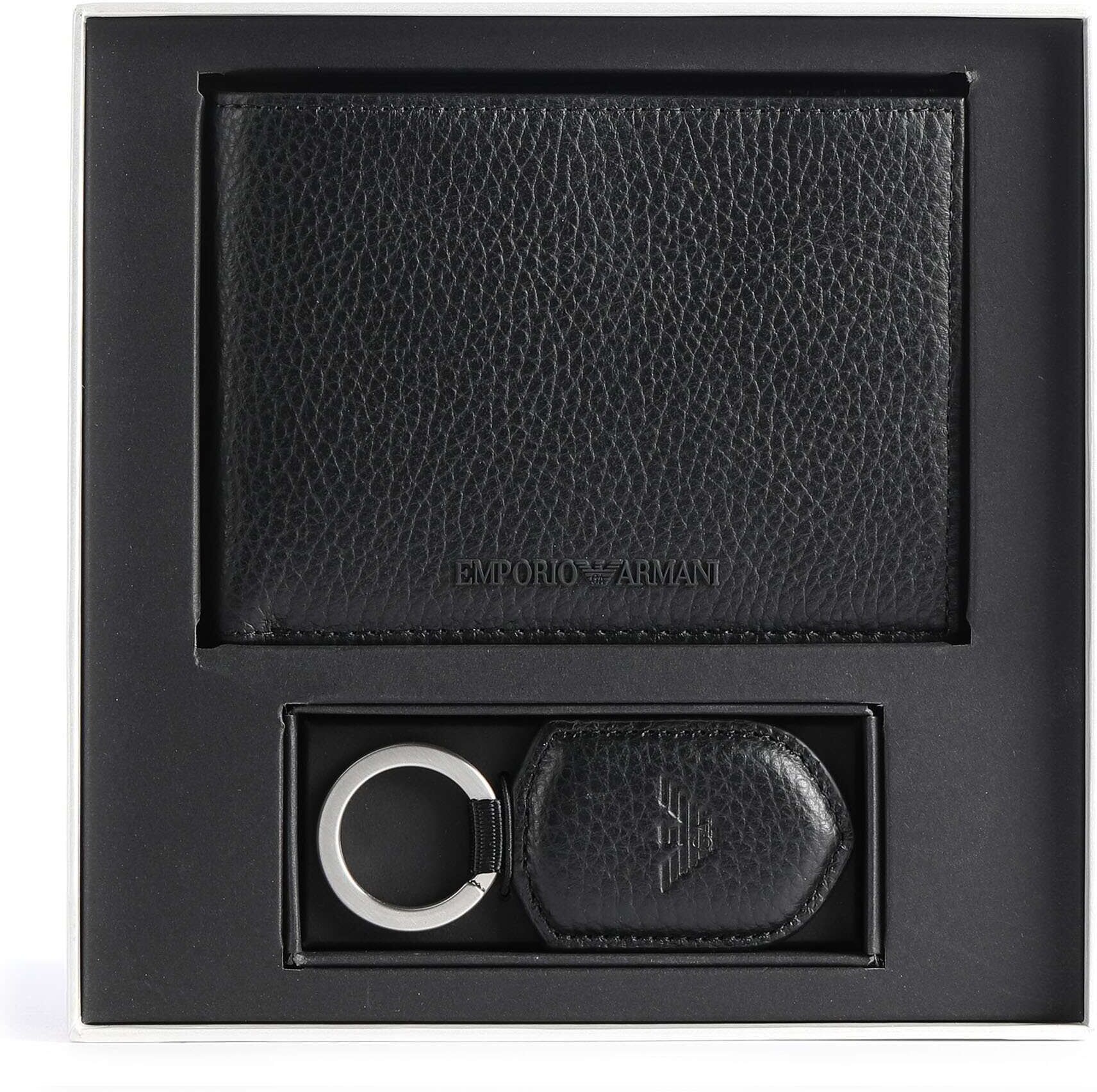 Giorgio Armani Emporio Armani Business Regenerated Giftset Geldbörse, schwarz