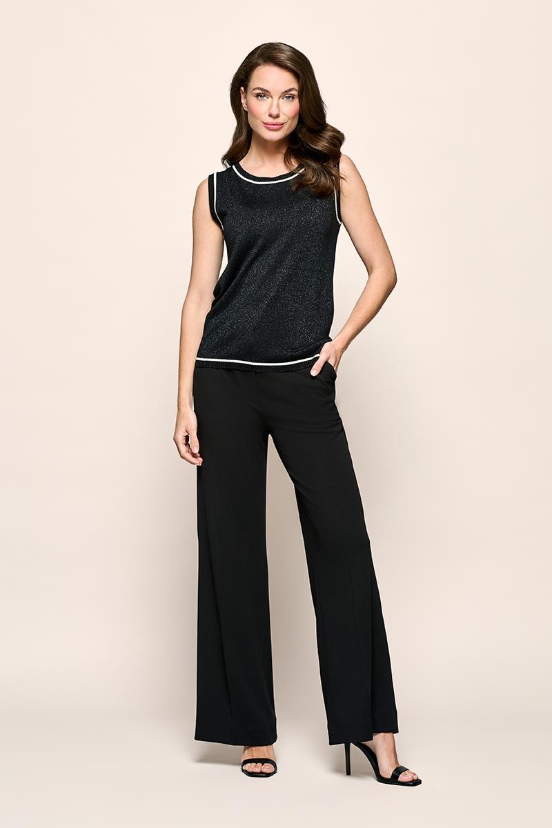 Athena Lurex Top Zwart