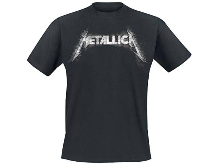 T-Shirt # L Unisex Black # Spiked