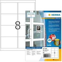 Herma, Etiketten, Wetterfeste Etiketten A4