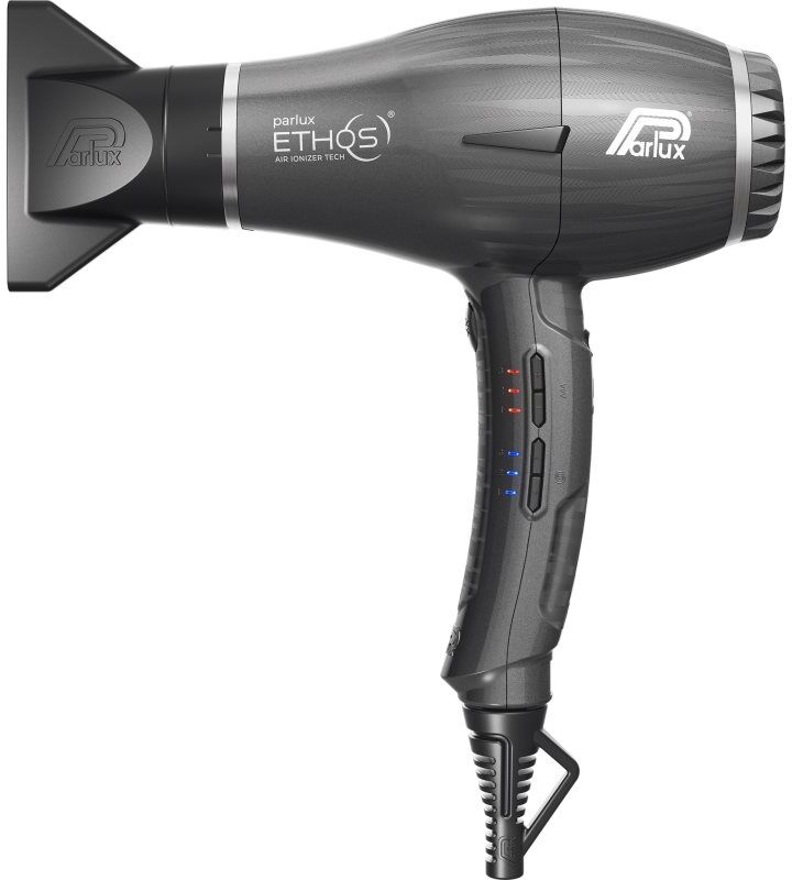 Parlux Ethos + Magic Sense sèche-cheveux ionique + diffuseur Shiny Grey 1 pcs