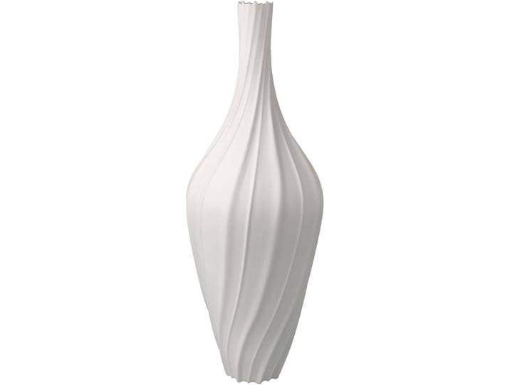 Dekovase GOEBEL Kaiser Porzellan - Bahar , weiß (biskuit weiß), B:11cm H:31cm T:11cm, Biskuitporzellan, Vasen, Dekovase, 31 cm