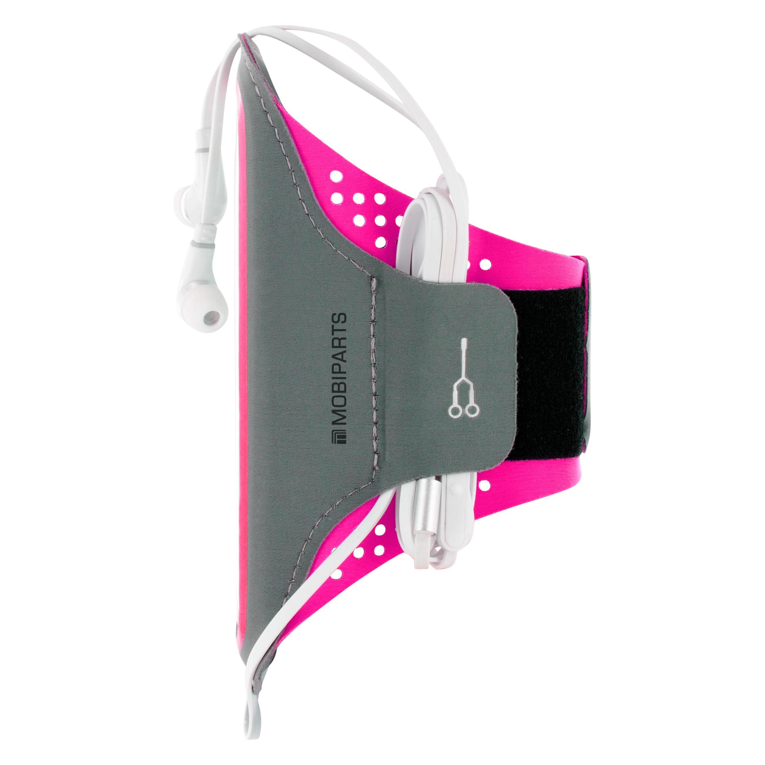 Mobiparts Comfort Fit Sport Armband Size M Neon Pink (MP-47726)
