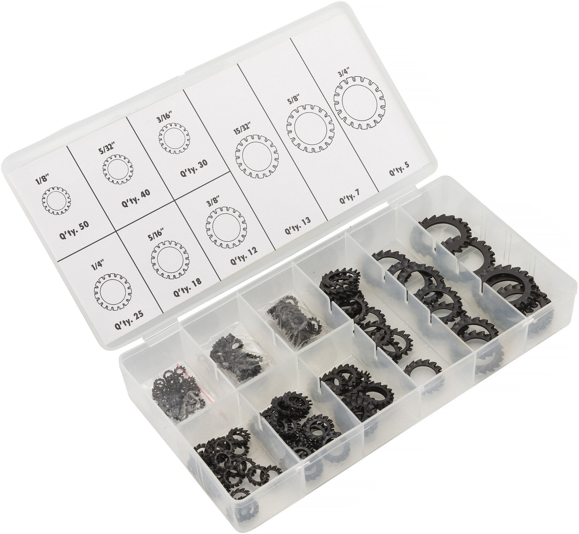 VB Låsbricka anti-vibration, tum, 200 st