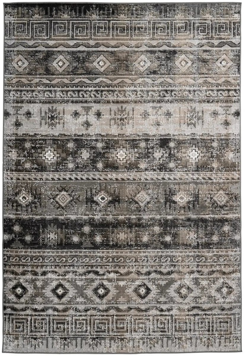 Bohemian Vloerkleed Ariya Etnisch Grijs 200x290 cm